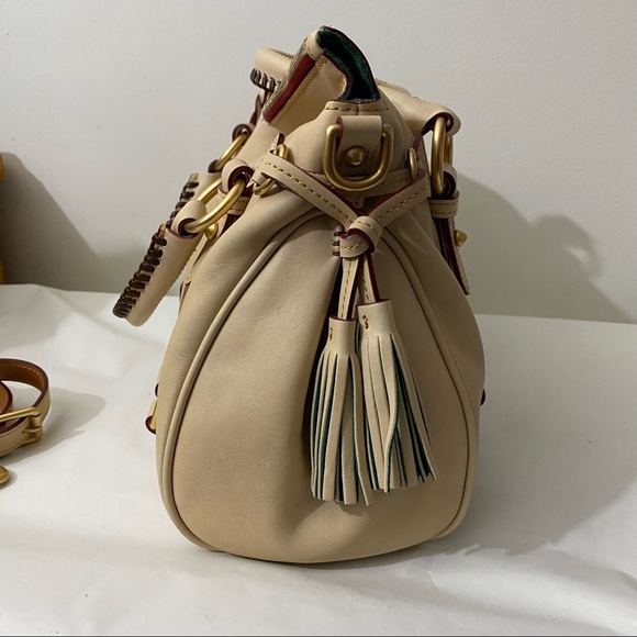 Dooney & Bourke Florentine Satchel Bone Small - Picture 4 of 11